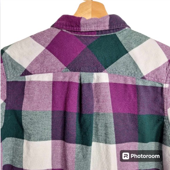 Bit & Bridle Long Sleeve Checkered  Shirt, Top Size Medium - Picture 6 of 8